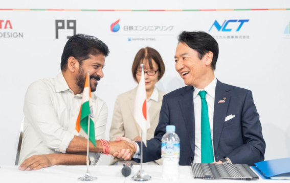 Telangana Partners with Japanese Firms to Develop Eco-Town in Hyderabad